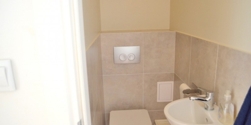 Toilet separated