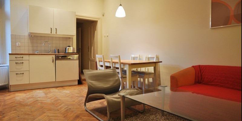Livingroom with kitchen anex