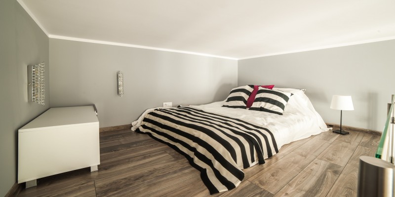 Bedroom on mezzaine