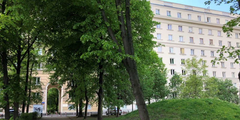 The building